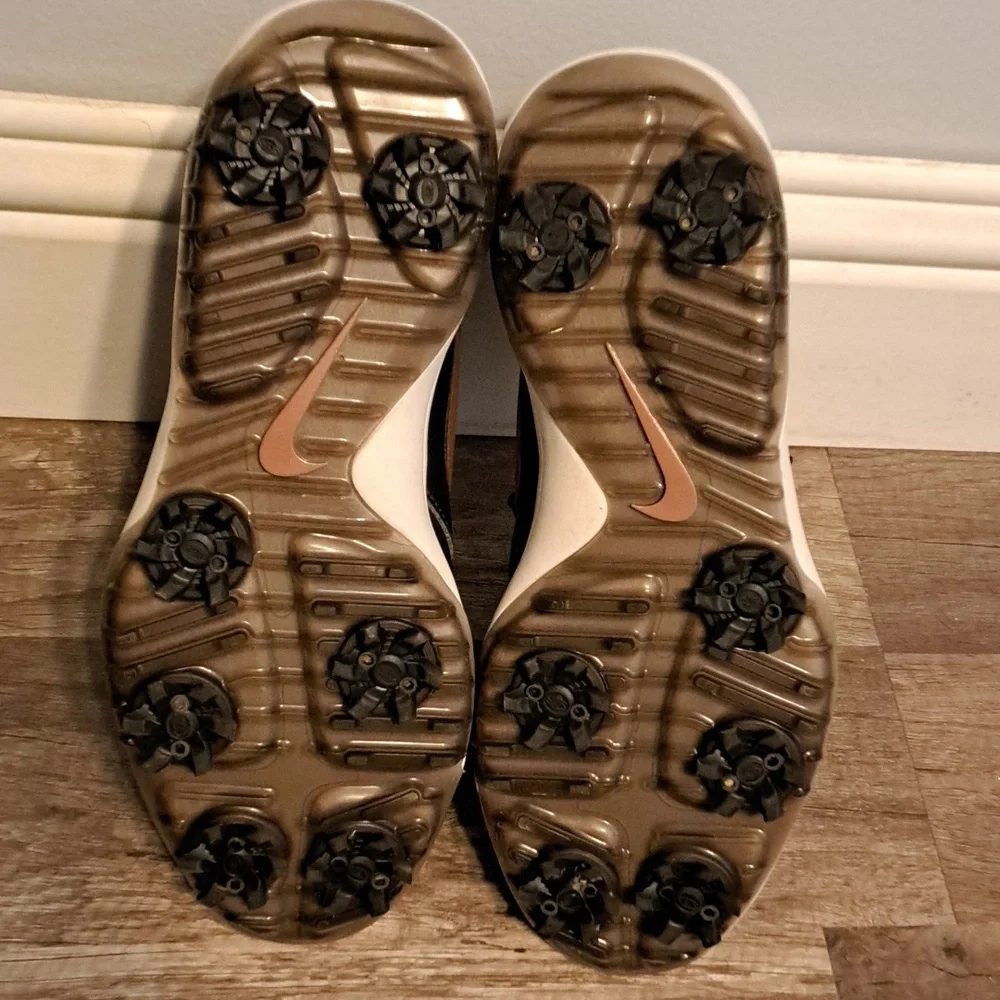 Nike black leather